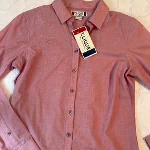 Cutter & Buck ladies red button down / medium new